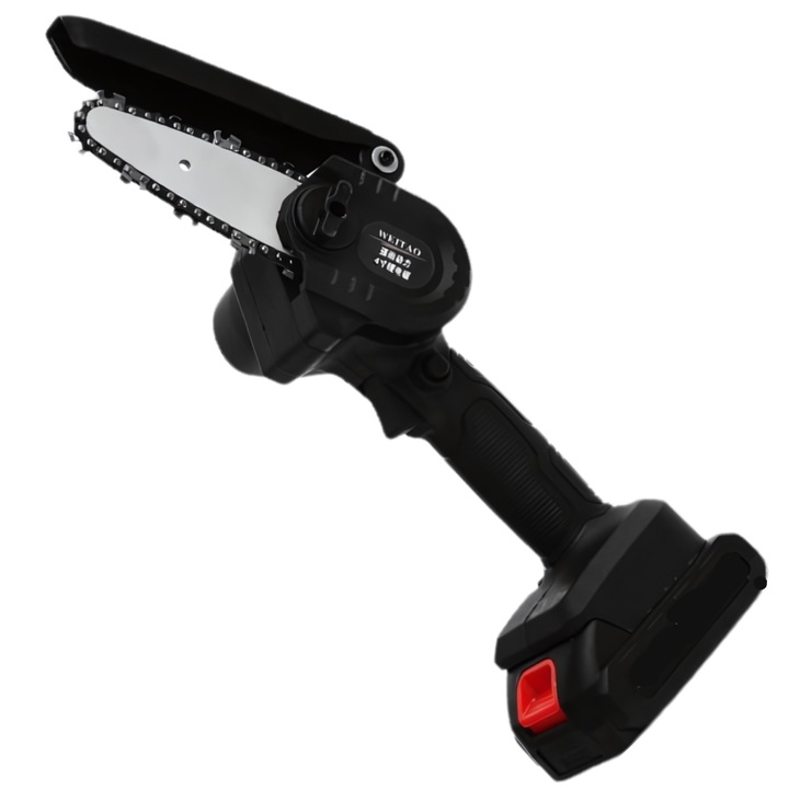 Elektromos mini-fűrész S DEPOT®, 24V-os újratölthető akkumulátor, mélyfekete