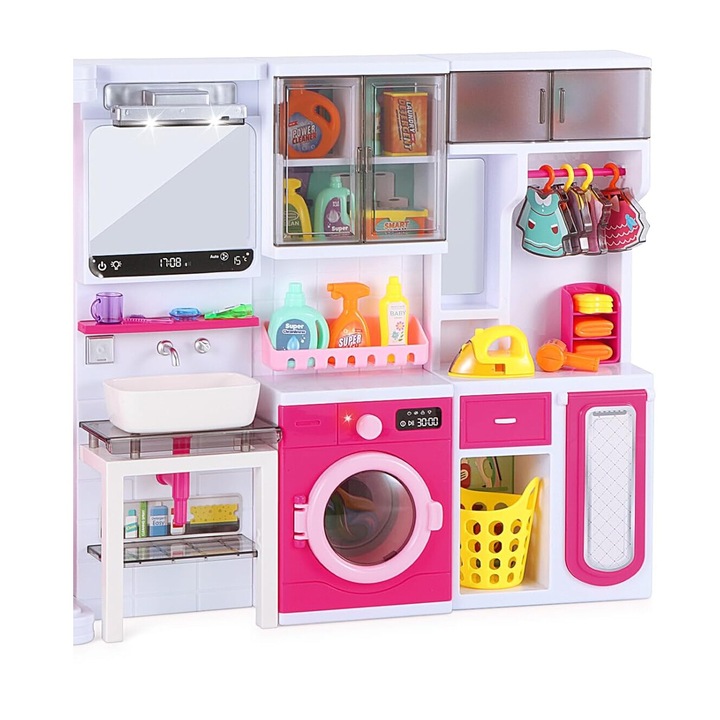 Konyhagarnitúra mosógéppel és tartozékokkal, lámpákkal