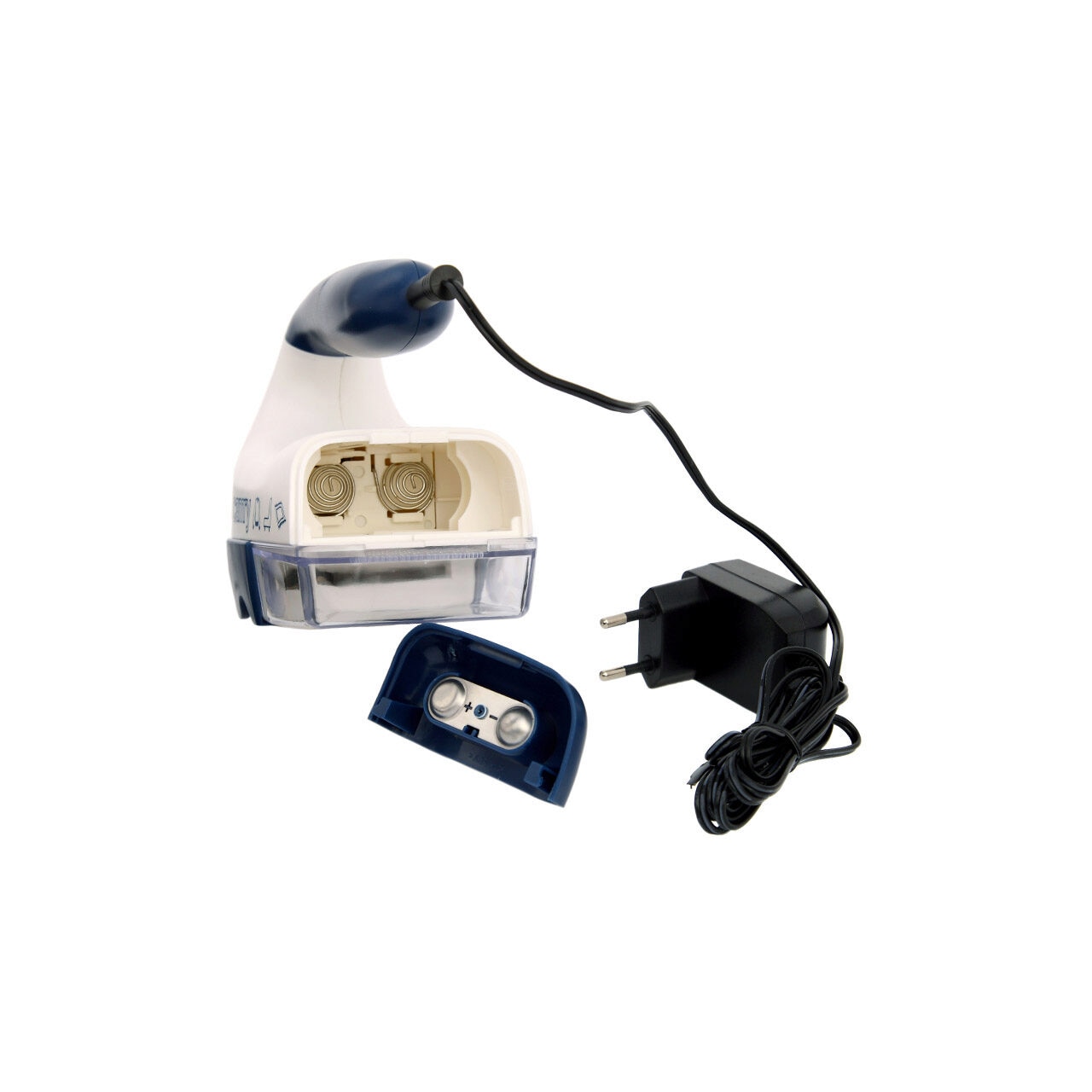 Aparat de curatat scame, capacitate 90 ml, 3 W, alimentare baterii sau retea