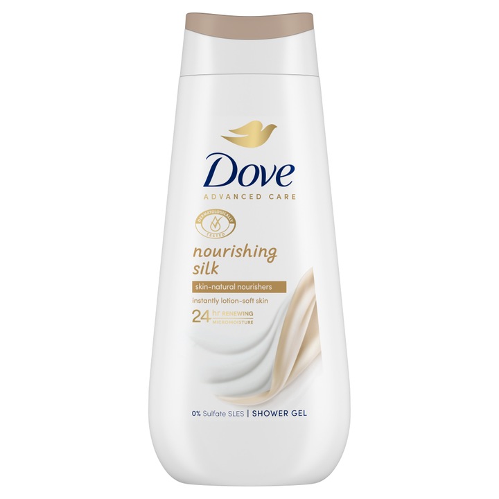 Dove nourishing silk krémtusfürdő 225 ml