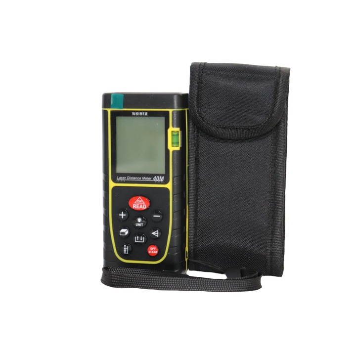 Telemetru laser 40m WAINER LM1 cu afisaj LCD