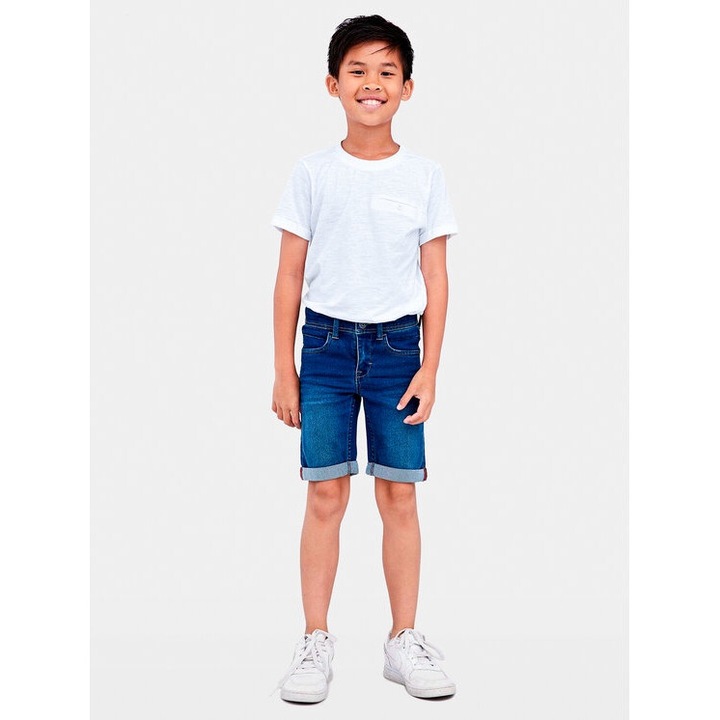 Blugi copii, NAME IT, 927505, Bleumarin, Bumbac, Bleumarin