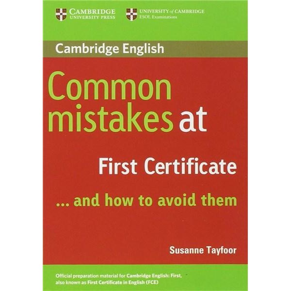 Common mistakes at First Certificate - Susanne Tayfoor