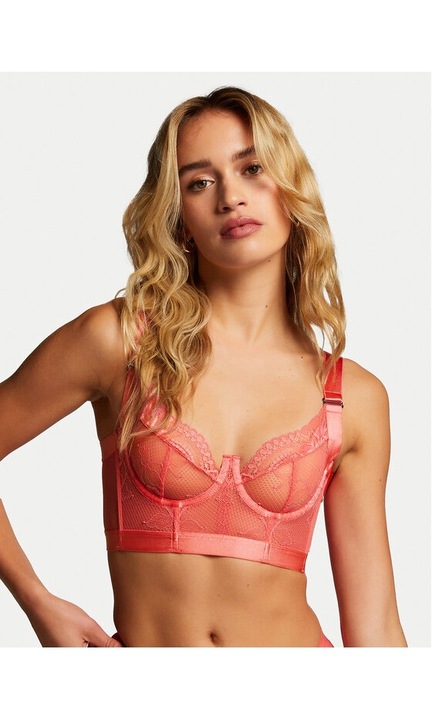 Melltartó, Hunkemoller, 26270, rózsaszín, poliamid