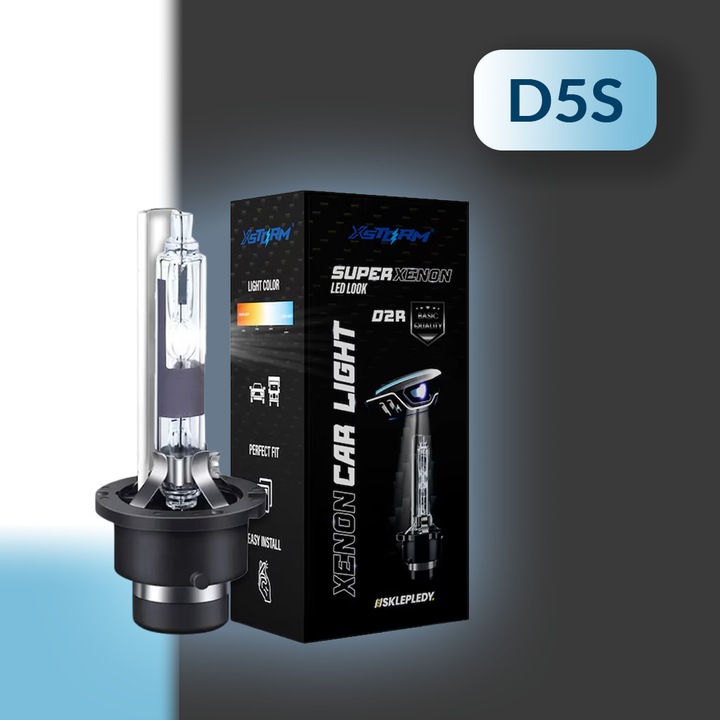 Becuri Xenon Auto D4R, Xstorm, Pk32D-3, 35 W, 6000 K, 3200 Lm, 12 V, 2500 H, Faruri De Drum, Faruri De Intalnire, Faruri De Ceata