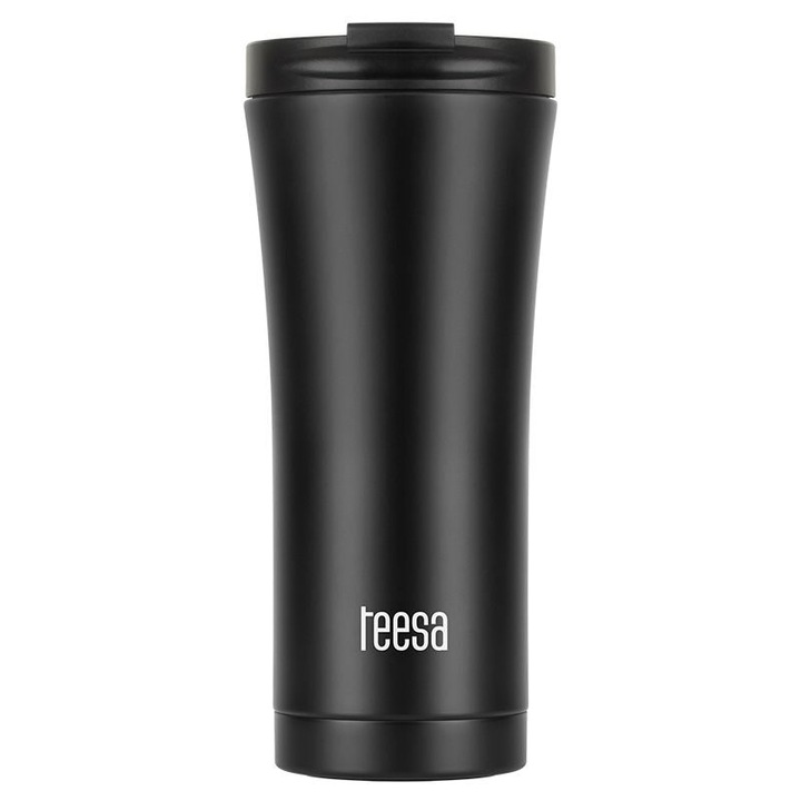 Termos Inox/Plastic, Teesa 500 ml, Negru