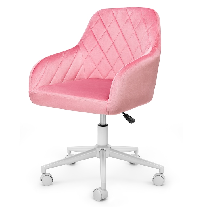 Офис стол, Dr.Home Tommy, Velvet – Pink