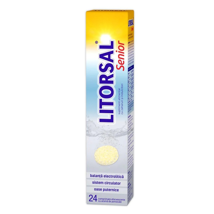 Litorsal Senior, 24 Tablete efervescente, Zdrovit