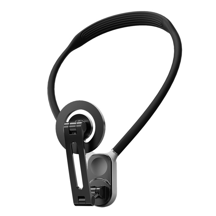 Mágneses telefontartó, 360 fokban állítható, POV rögzítés, fekete