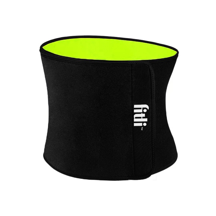 Centura abdominala din neopren pentru slabit, Negru