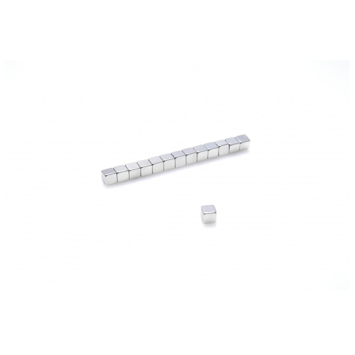 Kocka neodímium mágnes 5x5x5mm