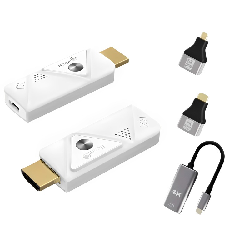 Set Transmitator si Receptor HDMI Wireless Full HD 1080P Z ZYNERA™, 60Hz, Semnal Stabil, 30 Metri Range, Compatibil Diverse Dispozitive, Suporta Android, Ios, Windows, Calitate Premium, Design Modern