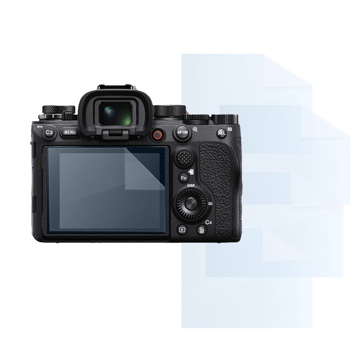 Filmkészlet Sony Alpha 1-hez, FONIX LENS DEFENSE, 4 szilikon képernyőfólia, ütésálló, karcmentes, regenerálható, tartós, időjárásálló, átlátszó