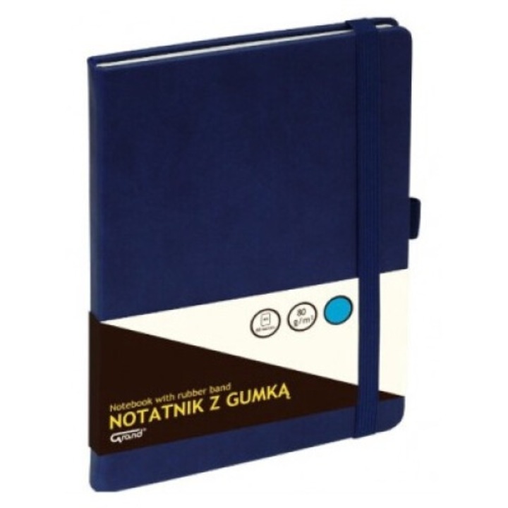 Jegyzetfüzet, Netuno, A5, 80 lap, matematika, tűzött, sötétkék