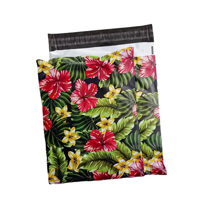 Plicuri de Curierat cu Model Floral 255 x 370 mm 50 buc