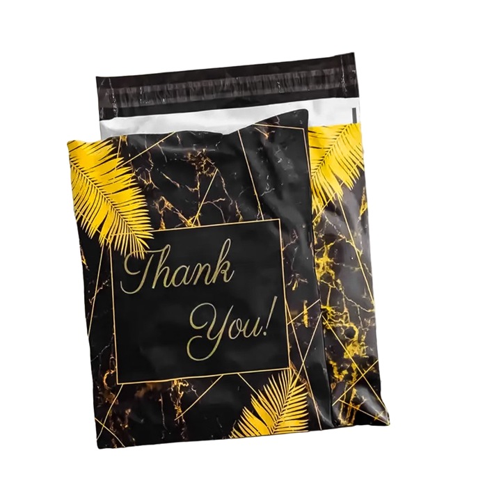 Plicuri Postale Autoadezive, Negre, 255x370 mm, 50 buc