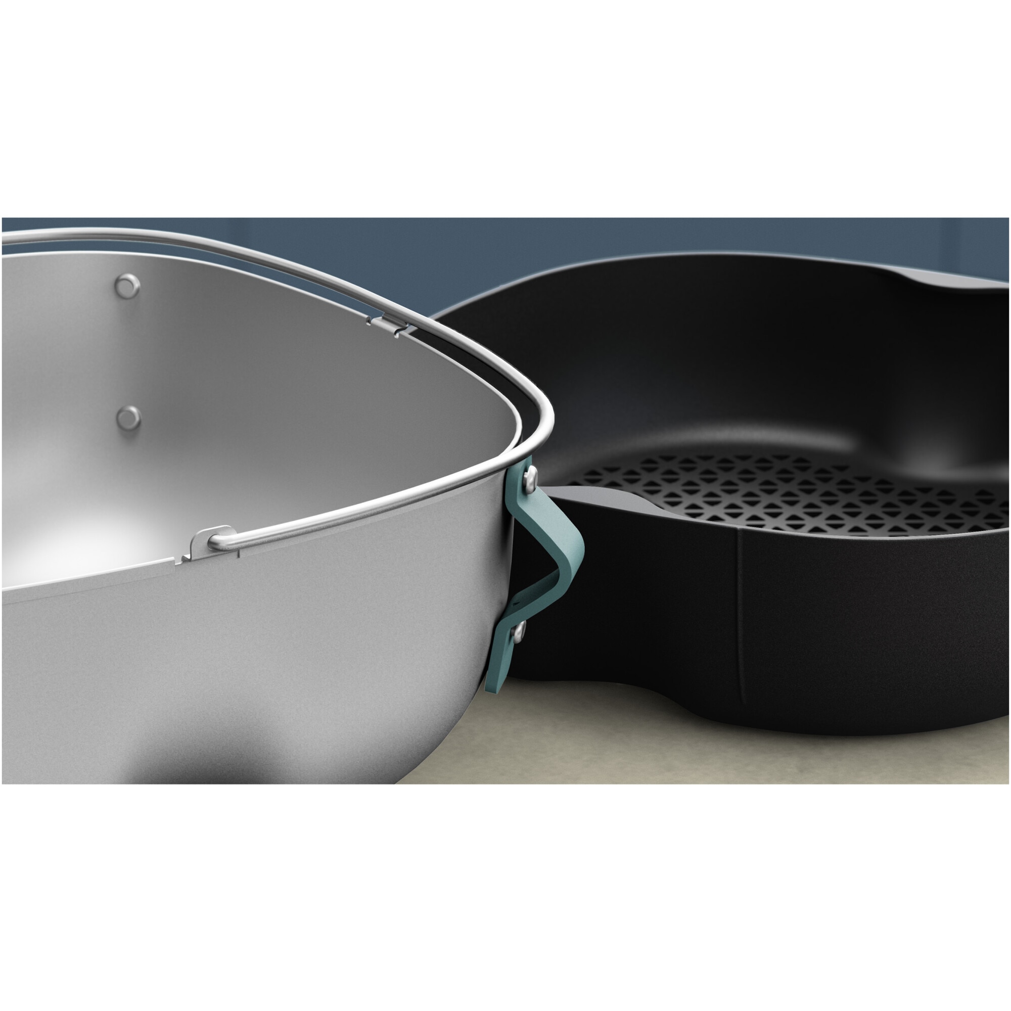 Accesoriu pentru Airfryer Philips HD9960/00, Set 2-in-1 gatit cu