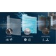 Пречиствател за въздух Philips AC4220/12 серия 4200, 2x NanoProtect HEPA филтър, CADR: 600 м3/ч, До 156 м², Сензори за газ и PM2.5, Метално сребрист, Филтър: FY4200/30