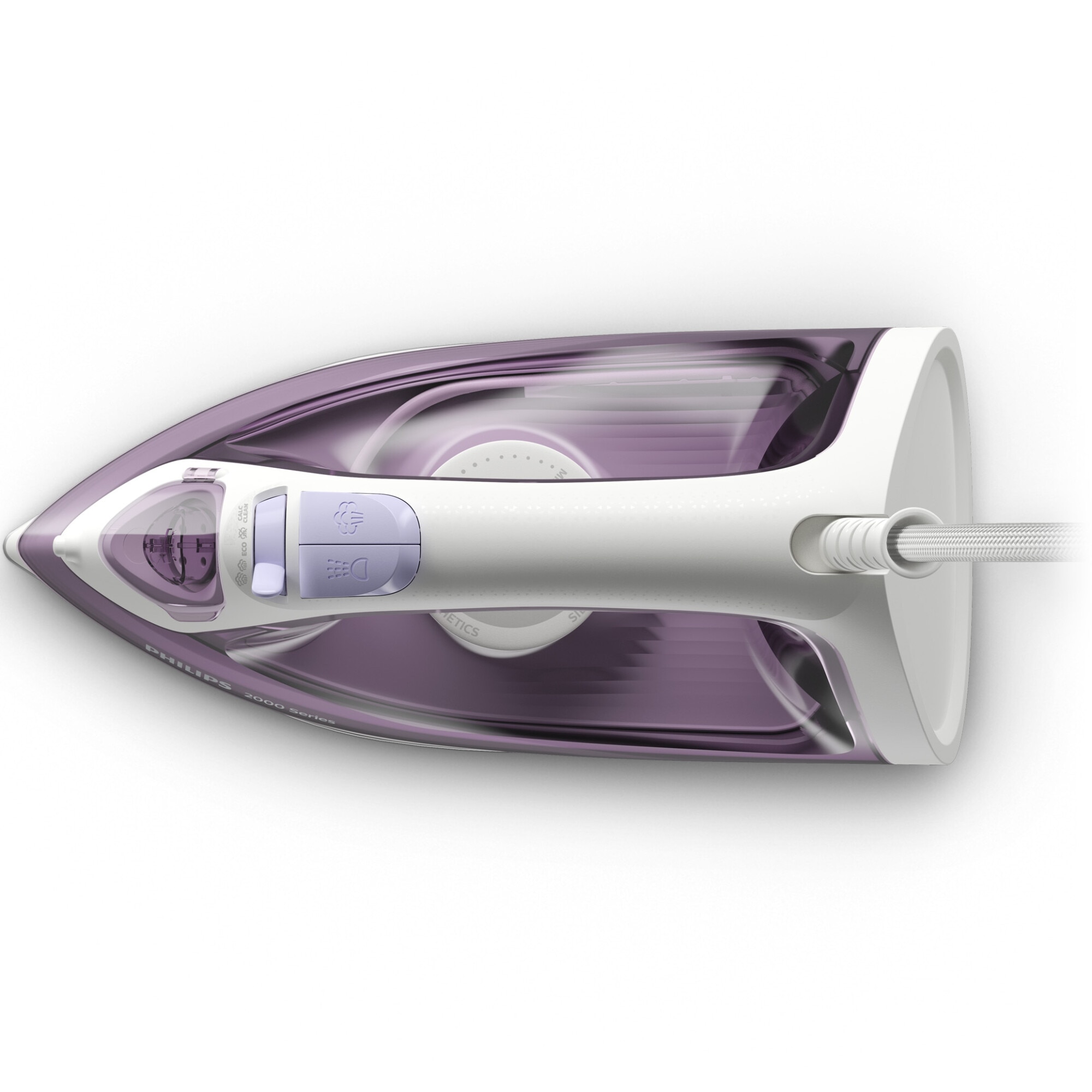 Fier de calcat cu abur Philips 2000 Series DST2020/30, ceramica, 2000W, 250ml, 4 setari de abur