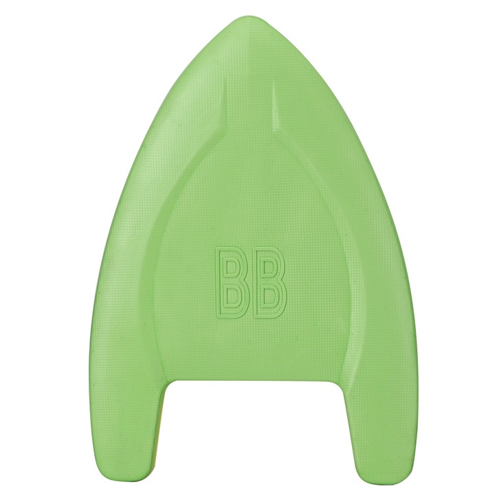 Jormftte úszódeszka, kétrétegű, sárga-zöld, edzéshez, EVA anyag, ellenálló, kezdőknek és haladóknak