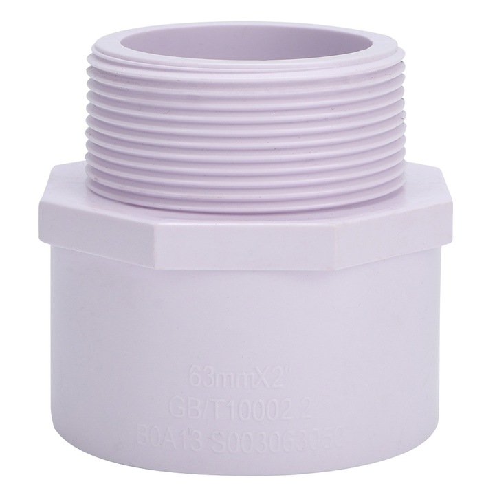 Jormftte PVC karimás szerelvény, csőadapter, nyomásálló, 1"