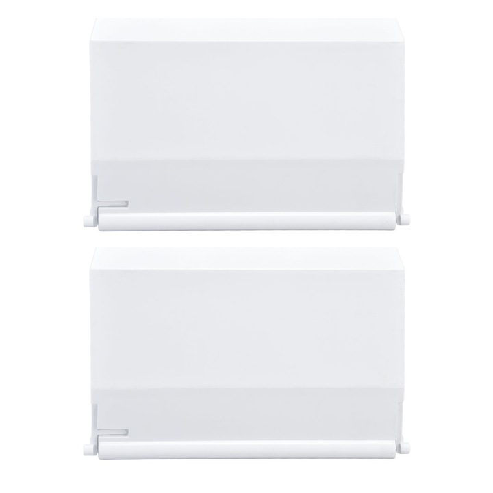 Gate Weir Baffle medence szkimmer kosár takaró medencéhez, KkvoGmle, műanyag, habszűrő hatás, fehér