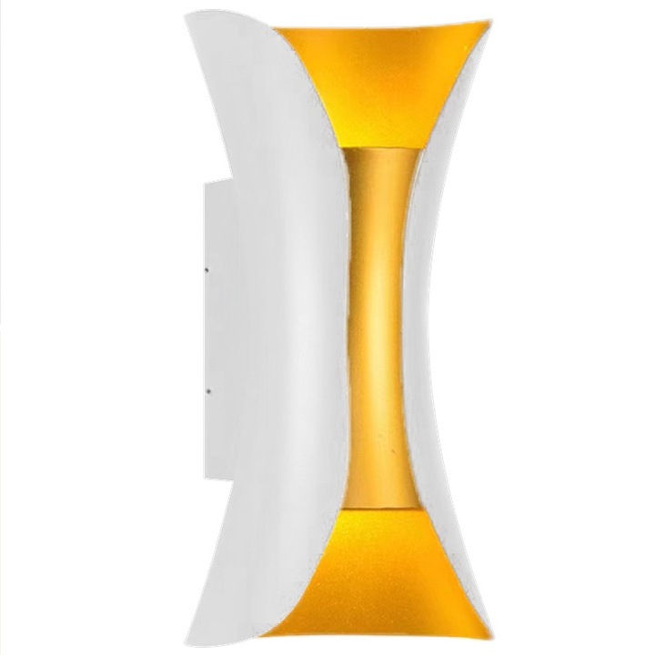 Jormftte kültéri fali lámpa, LED, 6W, 3000K, meleg fehér, 150x300mm, kétfejes készlet