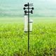 Statie meteorologica, termometru/pluviometru/indicator de vant, 140cm