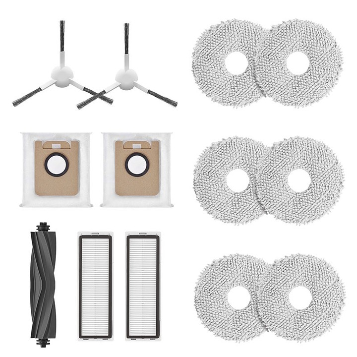 Set complet accesorii Dreame compatibil cu robot de aspirare Dreame L10s Ultra, L10 Ultra, L10s Ultra Heat