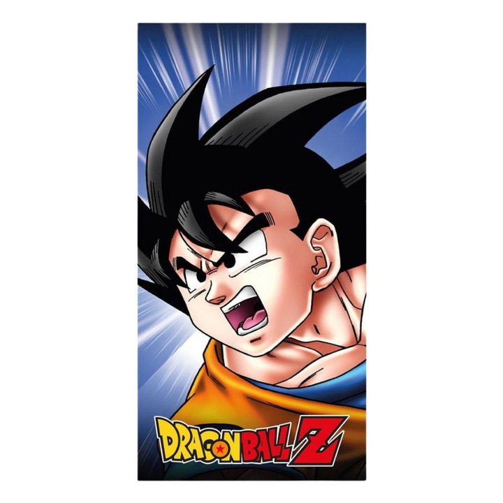 Кърпа за плаж Dragon Ball Z Son Goku, Микрофибърна, 70 x 140 см