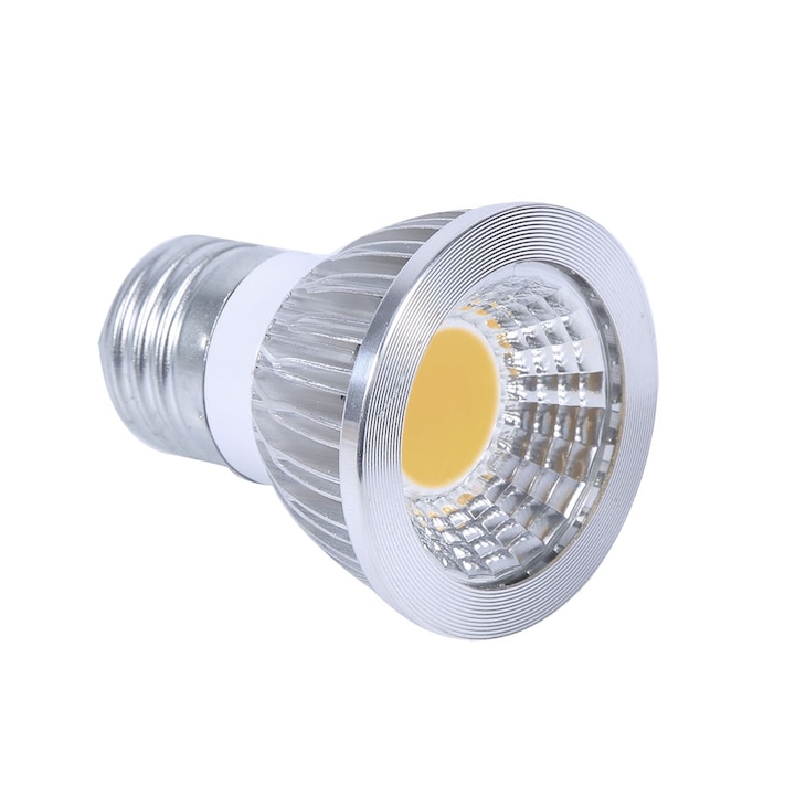 Bec LED E27 3W, KkvoGmle, alb cald 2700K-3200K, flux luminos 400-500LM, unitar