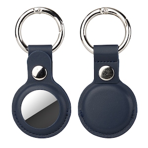 Suport pentru breloc AirTag din piele - Huse si brelocuri pentru Apple AirTag, albastru