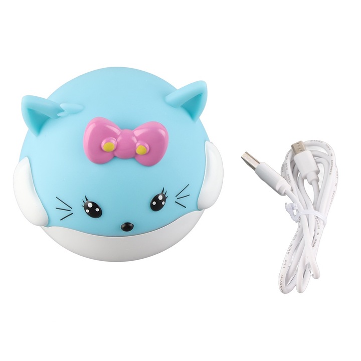 Jormftte dekoratív gyermekóra, szundi funkció, aranyos forma, környezetbarát anyag, 10x10x5cm