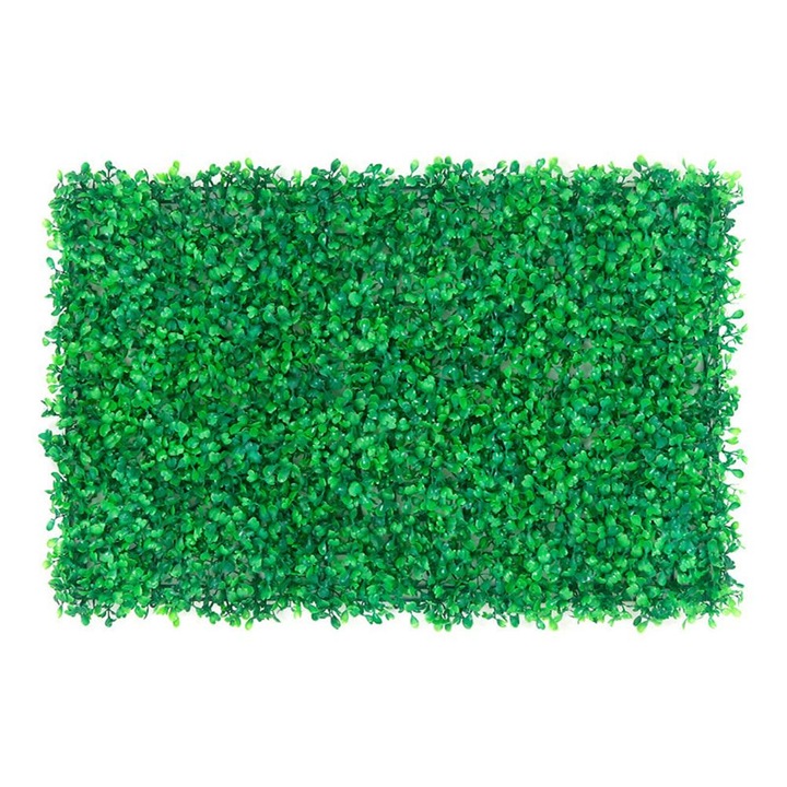 KkvoGmle изкуствена трева, декорация за стена, естествен вид, 30x30cm, зелена