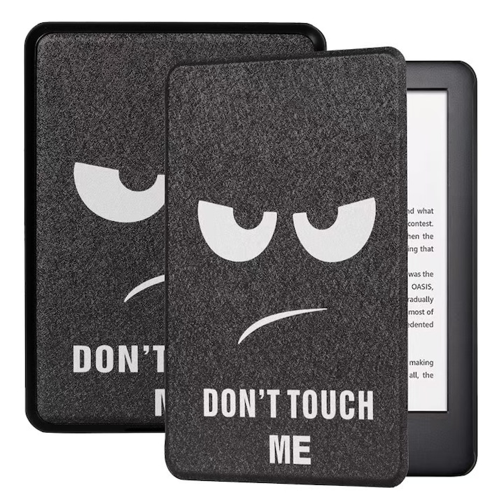 Husa pentru Kindle Paperwhite 2021 6.8 inch, generatia 11, model Don't Touch Me, Signature Edition, Negru