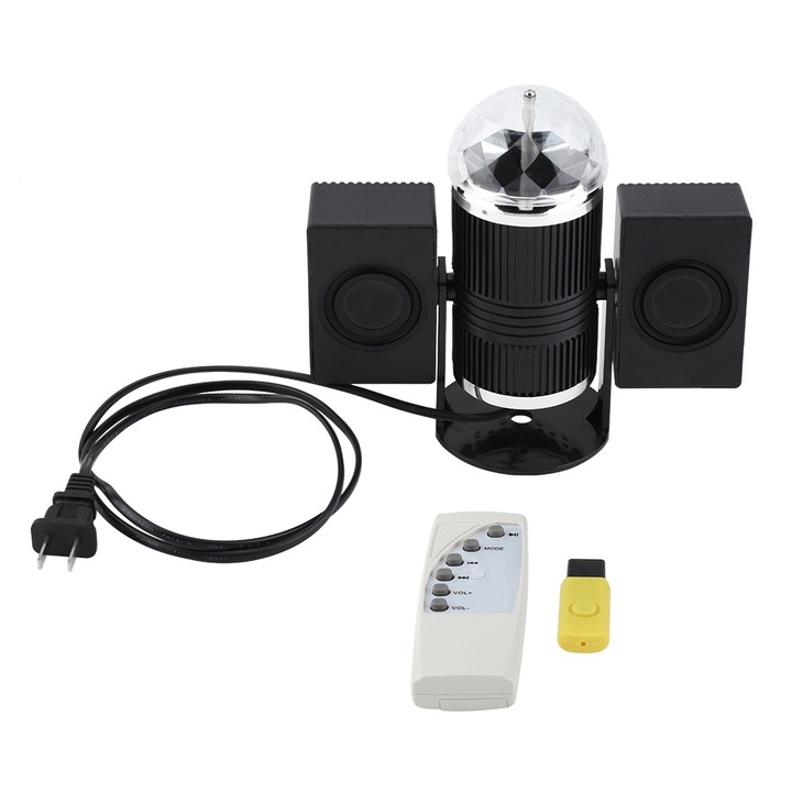 Jormftte LED RGB forgó lámpa 360, 80-240V, környezetbarát design, alacsony fogyasztás