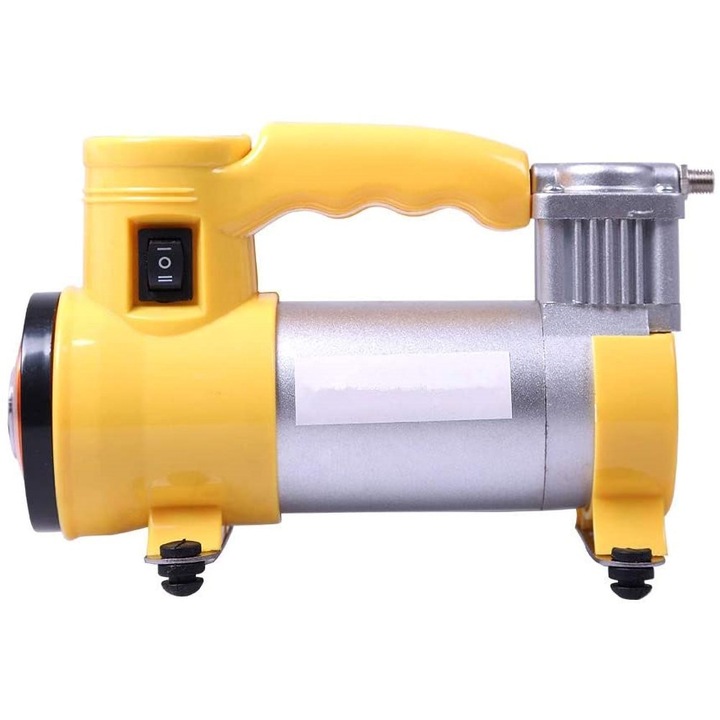 Compresor de aer pentru anvelope auto 12V, Mmgoqqt, functie de urgenta, compact, usor de utilizat