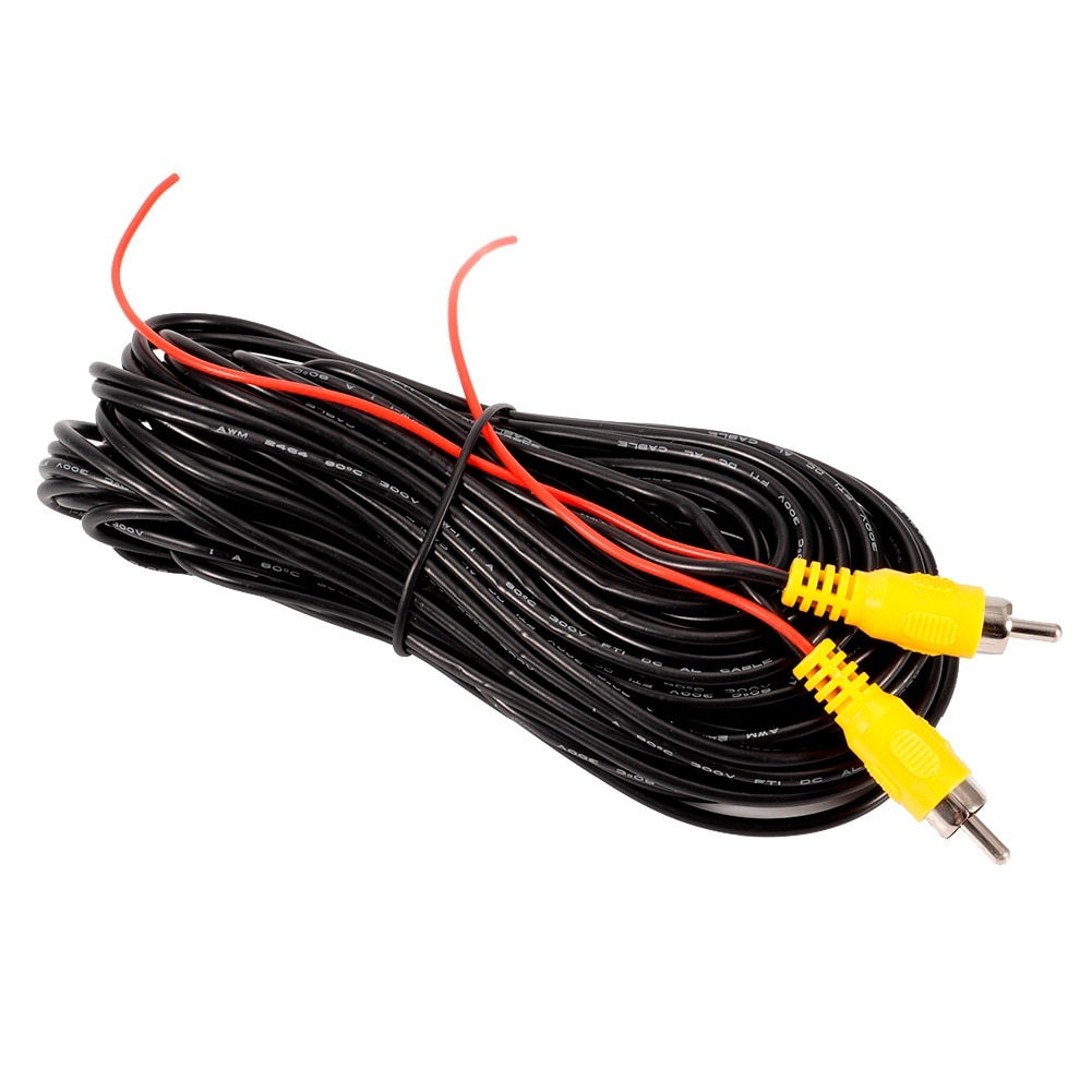 Cablu audio-video RCA-RCA male KkvoGmle, 15m, carcasa ABS, pentru