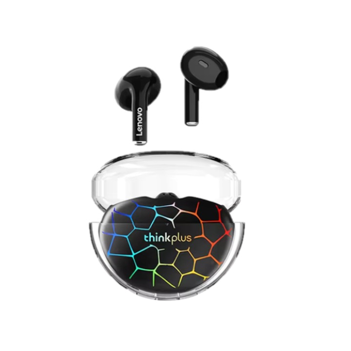 Комплект слушалки Lenovo LP80 PRO RGB черни