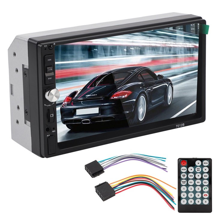 Autós multimédia lejátszó, KkvoGmle, 2Din, 7" Bluetooth