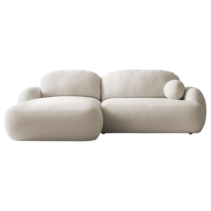 Coltar rabatabil Morezi, MIRJAN24, stanga, bej, 175x275x90 cm