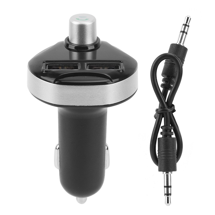 Autós töltő, KkvoGmle, 12v/24v, fekete