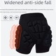 Pantaloni de protectie pentru schi si patinaj, KkvoGmle, protectie solduri si genunchi, marimea XS, negru