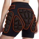 Pantaloni de protectie pentru schi si patinaj, KkvoGmle, protectie solduri si genunchi, marimea XS, negru
