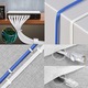 Cablu Retea, Format Plat Flexibil Cat6, cu Mufa, Conector RJ45, 30m Lungime, Alb