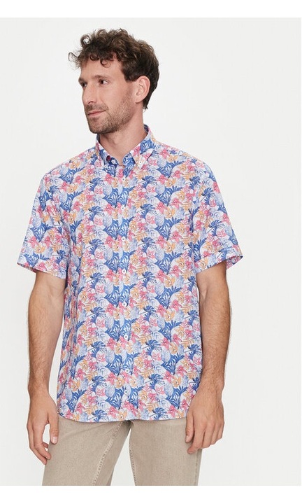 Férfi ing, Bugatti, 768355, Többszínű, Pamut