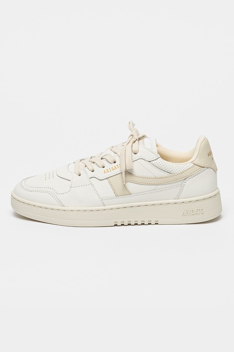 Axel Arigato, Bőrsneaker kontrasztos részletekkel, Fehér/Sötétbézs