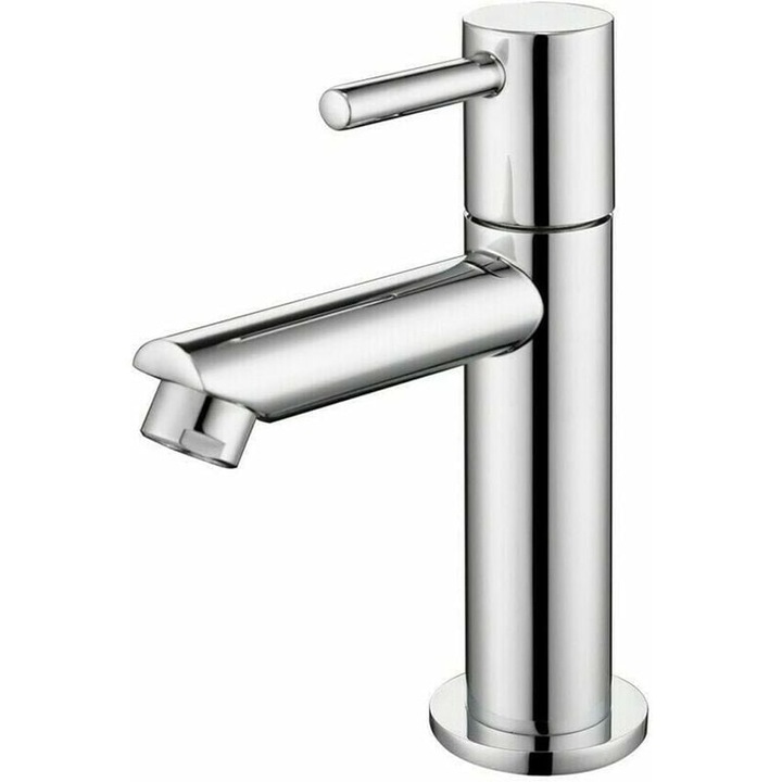 Hideg vizes csaptelep, 304-es rozsdamentes acél, modern dizájn, fürdőszobába