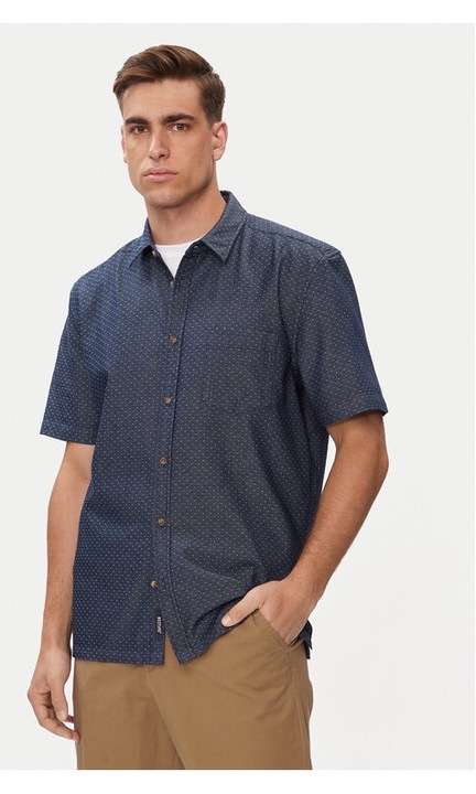 Férfi ing, Mustang, 750541, kék, pamut