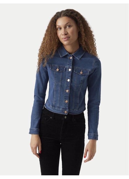 Geaca dama, JJXX, 470677, Albastru, Bumbac